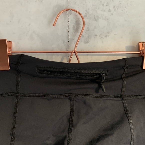 Lululemon Run for Your Life Crop Leggings Black 2 - Picture 7 of 9